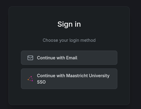 Netbird login page